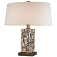 thumbnail image 1 of Benzara BM240307 Table Lamp with Abstract Mirror Block Base, Bronze, 1 of 5