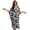 Cow Print, variant on Kaftan Dresses for Women V Neck Long Coverups Women Summer Caftan Coverups Dress Kimono Beach Vacation Wear Hawaiian Dresses for Holiday Trip Vacation, Floral Violet