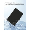 thumbnail image 2 of PU Leather Folio Case for Teclast T65 13.4" Tablet, Multi-Angle Folding Stand Protective Cover,Black, 2 of 7