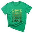 thumbnail image 1 of WREESH St. Patrick'S Day Fashion Femmes Col Rond Chemise Tees Manches Courtes T-Shirt Impression Chemise Tops Blouse, 1 of 5