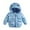 Blue, variant on Mercatoo Toddler Winter Coats for Baby Girls Boys Kids Light Puffer Jacket With Bear Hood Windproof Cartoo𝐧 Prints Jacket