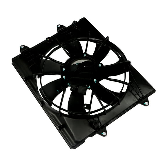 Black Radiator Cooling Fan Assembly 39013323 for 2017-2019 Chevy Cruze 1.4L