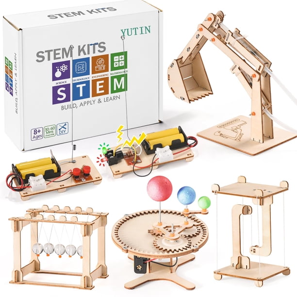 Kits de ciencia STEM Yutin para niños de 8 a 12 años con 5 experimentos