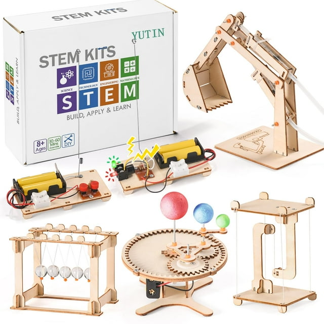 Kits de ciencia STEM Yutin para niños de 8 a 12 años con 5 experimentos
