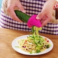 thumbnail image 2 of Cortador de frutas y verduras en espiral, rallador, pelador, utensilios de cocina (rojo) Ehuebsd Libre de BPA, 2 of 5