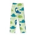 thumbnail image 5 of Disketp Cute Dinosaur Blue Green Men'S Pajama Pants - Ultra Soft Fleece Sleep And Lounge Pants (Size: S-Xxl), 5 of 9
