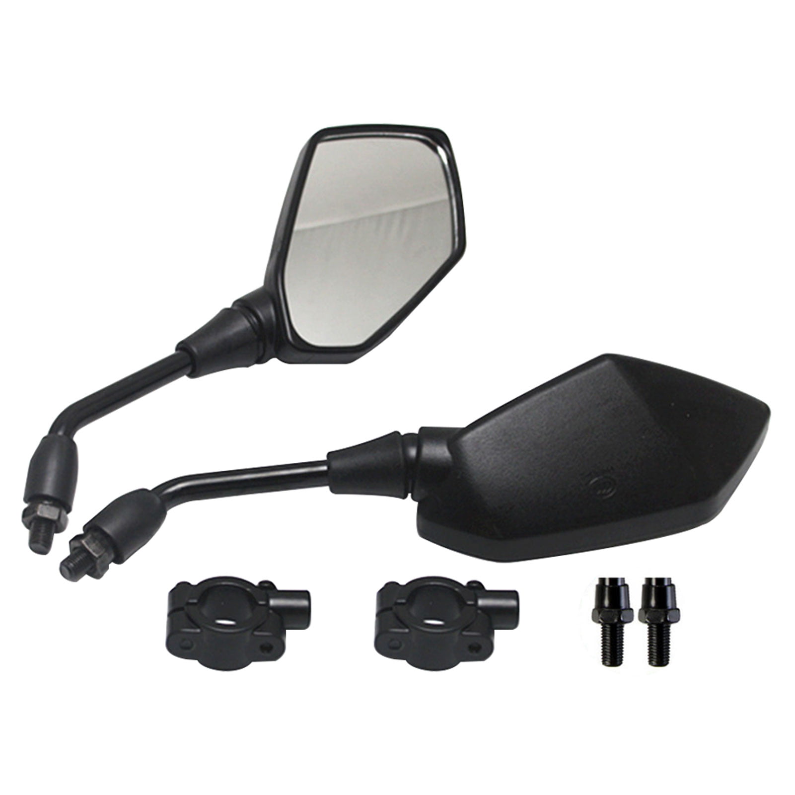 Universal Motorcycle Rear View Side Mirrors  8/10mm Handlebar for Honda Arctic
