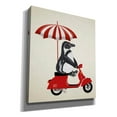 thumbnail image 2 of Epic Graffiti 'Penguin On Red Moped,' by Fab Funky, Canvas Wall Art, 26"x30", 2 of 3