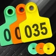 thumbnail image 2 of ZPAQI Cattle Ear Tags Numbered Ear Tags for Animal Livestock Ear Tags 3 Color, 2 of 20