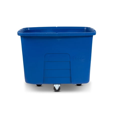 Toter 16 Cubic Feet 500 lbs. Capacity Heavy Duty Manual Cube Truck - Blue