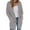 Grey, variant on Womens Cardigan Solid Color Long Sleeve Lightweight Soft Knit Open Front Sweaters Loose Fit Long Sleeve Fall Sweaters Coat with Pocket Classic Plus Size Sweaters for Women,Green XXXL