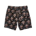 thumbnail image 2 of Beach Bros mens  Volcano Clouds Swim Trunk, XL, Black, 2 of 3