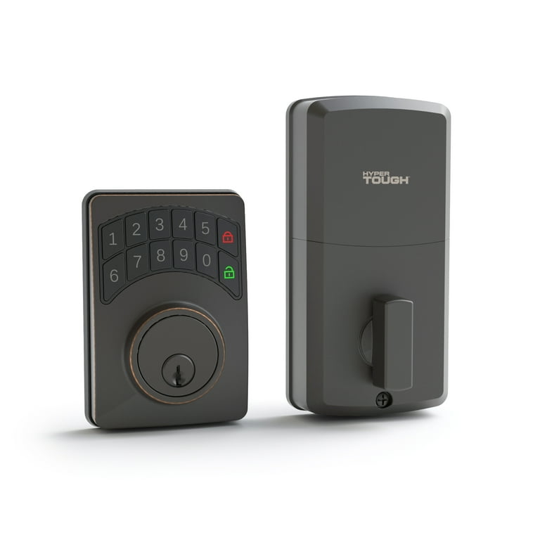 Free Shipping! Hyper Tough Digital Deadbolt Oil Rubbed Bronze