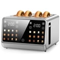 thumbnail image 1 of Tostadora Foyoconven con pantalla táctil de acero inoxidable de 4 cortes, 1800 W, 1 of 7