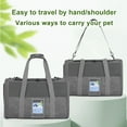 thumbnail image 4 of Bolsa portátil para mascotas, bolsa transpirable para mascotas, bolsa para exteriores, bolsa de hombro, 4 of 8