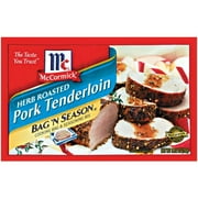Bag 'n Season: Pork Tenderloin Herb Roasted Cooking Bag & Seasoning Mix, .92 oz