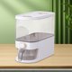 thumbnail image 3 of Bsvklp Recipiente para Granos Frasco Arroz Transparente Frijoles Mungo Cubo Suministros (Blanco S), 3 of 9