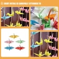 thumbnail image 4 of Guirlande de Grue Origami Multicolore 100 Pcs 2.0 Po, 4 of 8