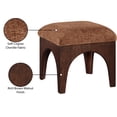 thumbnail image 7 of Meridian Furniture Lawson Cognac Chenille Fabric Ottoman, 7 of 7