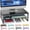 Black, variant on 2-Tier Metal Monitor Stand Riser, Workspace Organizer with Desk Accessories, Office Storage for Supplies (Pink)