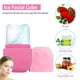 thumbnail image 4 of Muyoka Rodillo de hielo Belleza de la piel Rodillo facial de hielo Cuidado de la piel de silicona portátil Molde de hielo facial Reutilizable Aclarar Lubricar Eliminar líneas finas Tratamiento facial Muyoka Hogar, 4 of 7