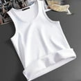 thumbnail image 4 of CENL Mens Fleece Lined Tank Top Vest Underwear Warm Thermal Base Layer Undershirt, 4 of 9