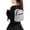 Black, variant on Bubble Textured Backpack Portable Travel Bag With Organizational Pockets Polyester Materials