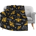 thumbnail image 7 of Yibo Winter Snow Cute Rabbit Blanket Flannel Soft and Comfortable Anti-static Bed Sofa Blanket, 7 of 7