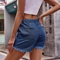 thumbnail image 6 of EDFBUYKRS Female Women Pants Casual Cargo Pants Women Plus Size 4X Womens Casual Shorts Summer Drawstring Elastic Waist Comfy Short with Pockets Xxl, 6 of 7