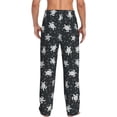 thumbnail image 7 of Salouo Turtle Print Pajama Pants for Men, Lounge Pants Elastic Waistband Casual Men's sleepwear Loungewear Sleep Pajama Pant -Medium, 7 of 7