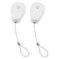 thumbnail image 6 of ETHZZLE 2-Pack White Retractable Security Reel with Steel Wire for Phone, Remote Control, and Small Devices, 6 of 8