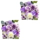 thumbnail image 4 of Flores artificiales Matsuzay con ramos elegantes de seda bajo mantenimiento 23nuevo estilo LH014 2Conjunto, 4 of 6