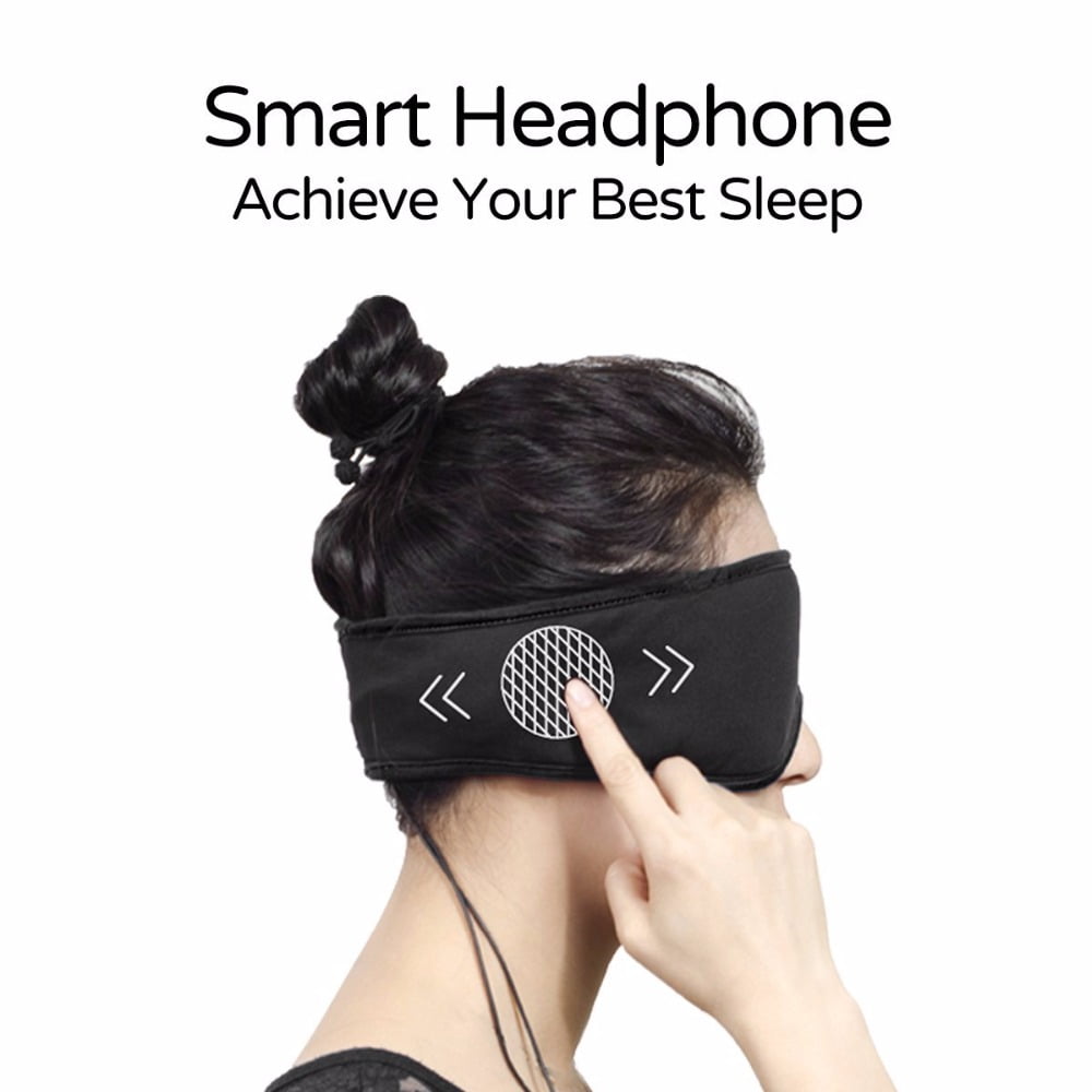 Bluetooth Sleep Mask LC-dolida 3D Bluetooth Eye Mask for Sleeping Headphones Headband Wireless Music Headset Thin Speaker Unique Gifts for Men Women Travel Accessories Sleep Headphones 