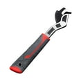 thumbnail image 1 of Llave para tubos Cola autoblocante multifuncional de acero forjado dentada 8 pulgadas, 1 of 8