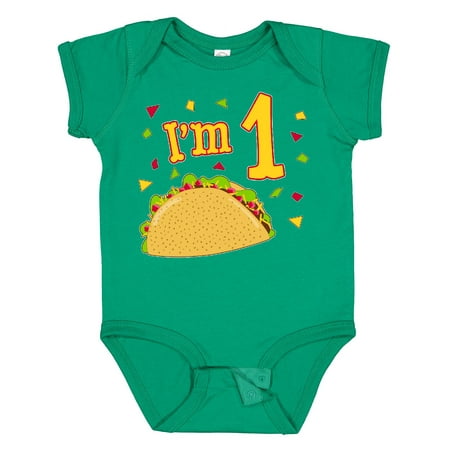 

Inktastic I m One- Taco Birthday Party Gift Baby Boy or Baby Girl Bodysuit