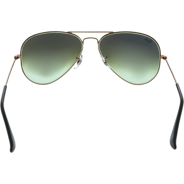 Ray Ban Men s Polarized Aviator RB3025 9002A6 58 Matte Bronze