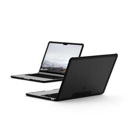 UPC: 0840283906077 | [U] by UAG Designed for MacBook Air 13  Case 2022 M2 (A2681) Lucent Black  Translucent Durable Lightweight Impact Resistant Laptop Protective Cover by URBAN ARMOR GEAR