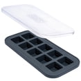 thumbnail image 1 of Bandeja para congelador Souper Cubes, 30 ml, silicona con tapa, carbón vegetal, paquete de 1, 1 of 5