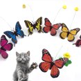 thumbnail image 1 of Flmtop Jouet Interactif pour Chat Papillon Coloré Volant Rotatif Alimenté par Batterie Couleur Aléatoire, 1 of 6