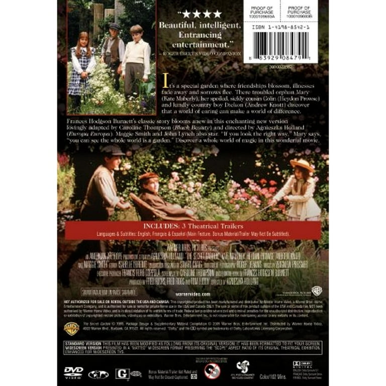 Warner Home Video - The Secret Garden Drama Movie (DVD