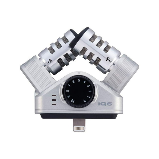 Micrófono Zoom iQ6 Stereo X/Y para grabación de iPhone/iPad