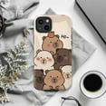 thumbnail image 6 of Cute Capybara Phone Case, Adorable Cartoon Capybara with "Hi" Message, Kawaii iPhone Cover for iPhone 17 16 15 14 13 12 11 Pro Plus Mini, 6 of 6