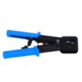 thumbnail image 1 of RJ45 Crimping Tool Pass Through, Professional High Torsion Versatile RJ45 Wire Crimper  for RJ Connector Blue,Red,Orange, 1 of 7