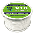 thumbnail image 2 of Reaction Tackle Hollow Core, 16 Strand Braided Fishing Line White - 65LB / 1000yds, 2 of 8