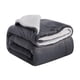 thumbnail image 2 of Sofa Vama Ropa de Cama Manta de piel de cordero de color liso, manta de franela doble, manta gruesa de invierno, manta de regalo for Navideño, 2 of 4
