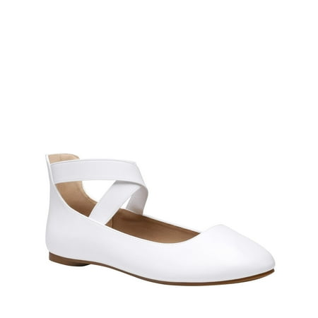 

Dream Pairs Womens Ballet Flats Elastic Ankle Strap Mary Jane Slip On Shoes