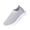 Gray_010, variant on Women Elastic Knit Walking Shoes, Lightweight Slip On Breathable Casual Sneakers, Soft Comfortable Daily Yoga Outdoor Footwear Purple 10(EU-43)
