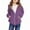 Purple, variant on Girls Zip Up Hoodies Teen Thin Fleece Full-Zip Sweatshirts Jacket Hooded Casual Fall Lightweight Coat with Pocket