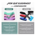 thumbnail image 2 of 3 Pcs Bandas De Resistencia, Belug  bandas De Resistencia Set ROSA VERDE VIOLETA, 2 of 5