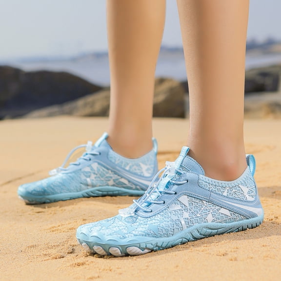 ChiVerve Hiking Barefoot Shoes for Women Men Breathable & Non-Slip Athletic Footwear Wide Toe Water Shoes,Designed for Walking,Running&Swimming